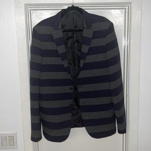NWT ASOS Rugby Stripe Skinny Suit Blazer 42 L